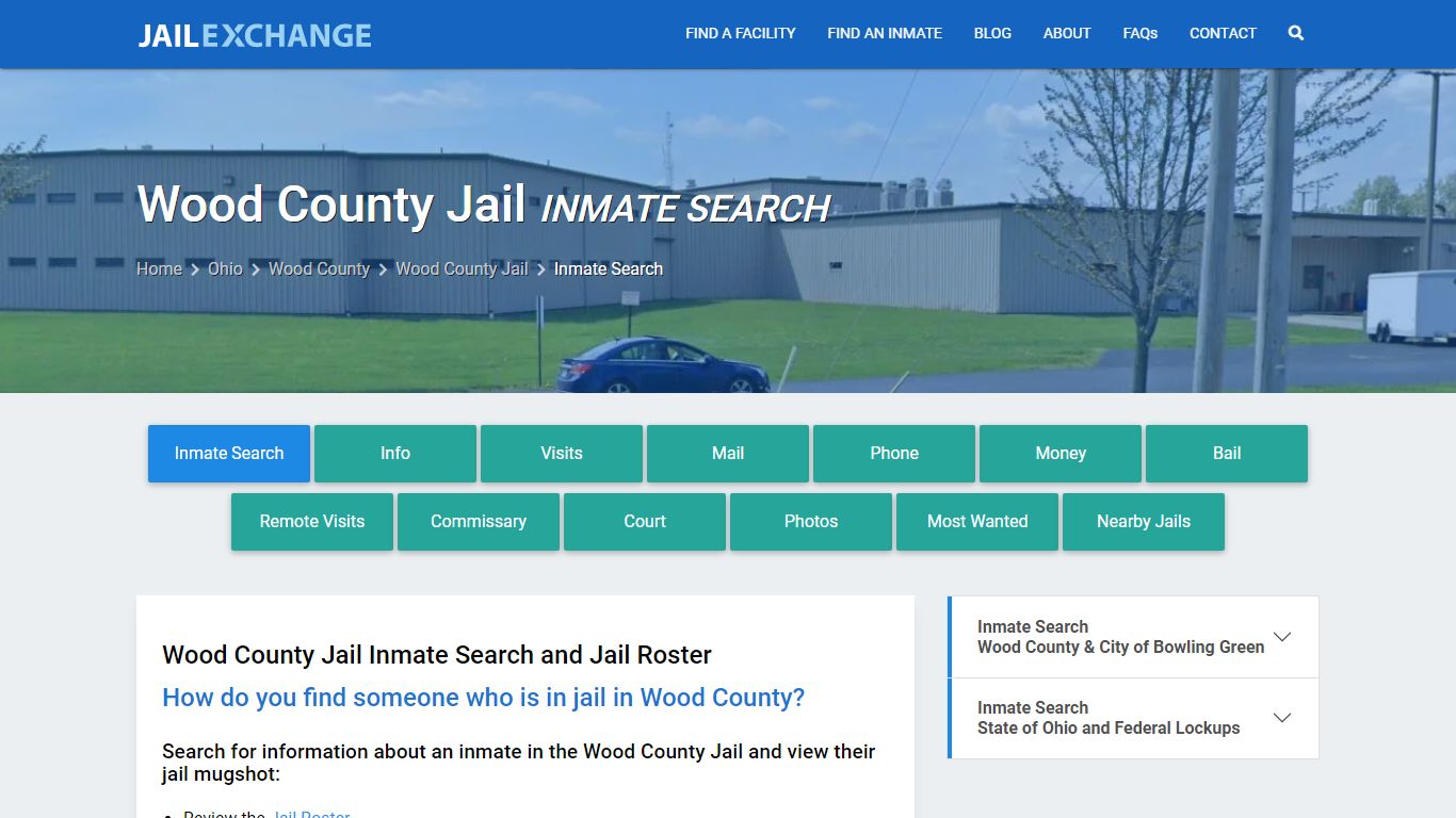 Inmate Search: Roster & Mugshots - Wood County Jail, OH