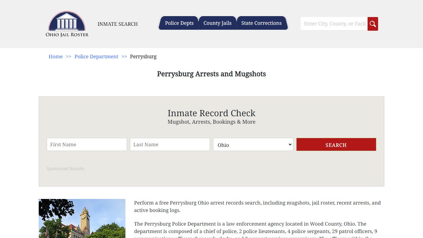 Perrysburg Arrests and Mugshots | Jail Roster Search